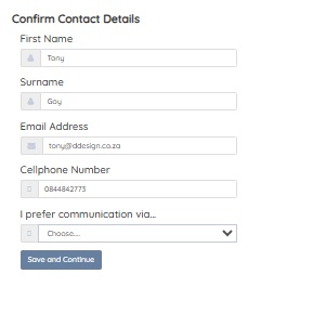 Company Registration Step 5