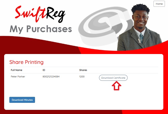 Create a Share Certificate step 4